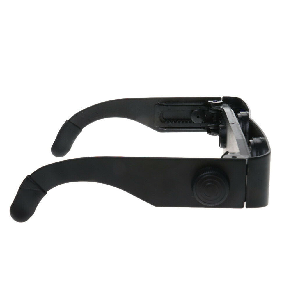 Eyewear Style Black Magnifier Telescope Binoculars for Fishing Hiking