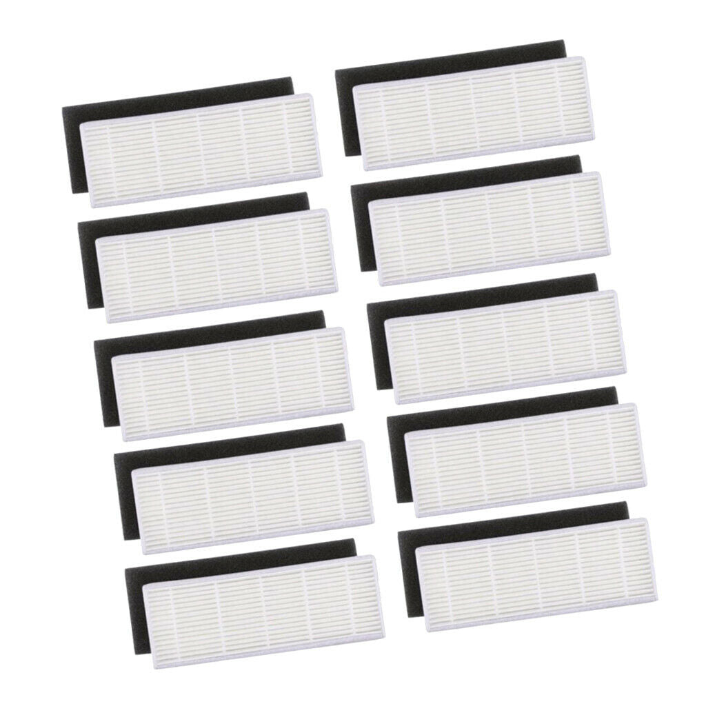 20pcs HEPA & Sponge Filters Replacements for ilife A4s A6 A4 A40 DN621