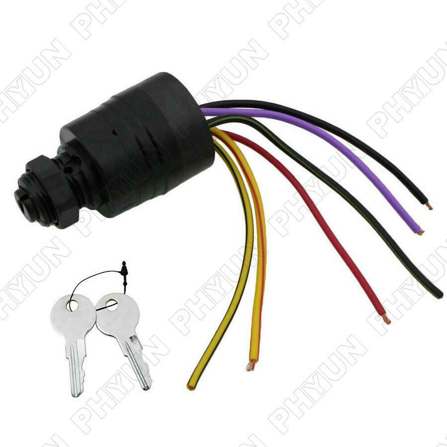 Outboard Ignition Key Switch 6 Terminals For 1994+ Mercury 87-88107 7-1155 Fast