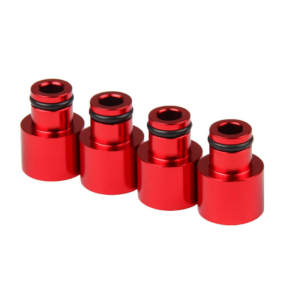 8x Fuel Injector Adapters for   RDX Injectors B16 B18 D16Z D16Y Blue Red