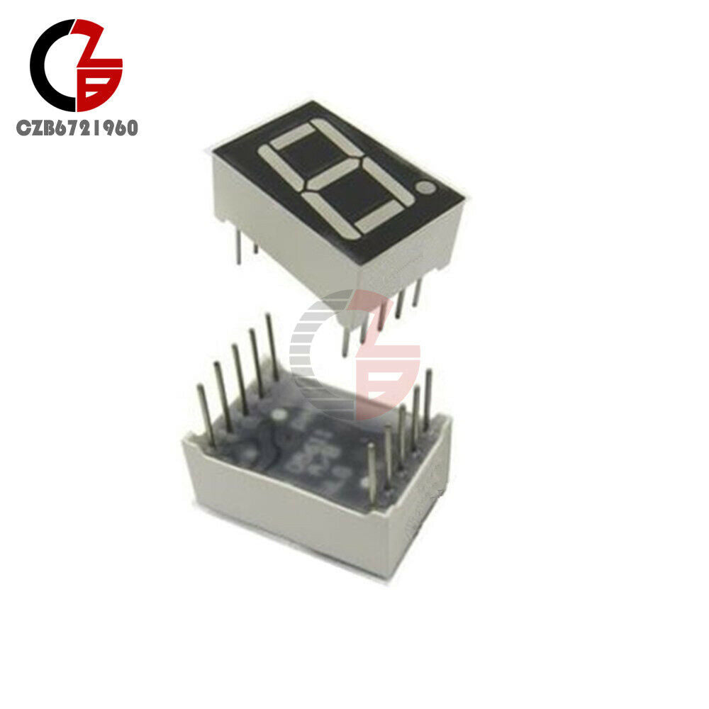 5PCS 0.56" 7 Segment Blue LED Display 1 Digit Common Anode