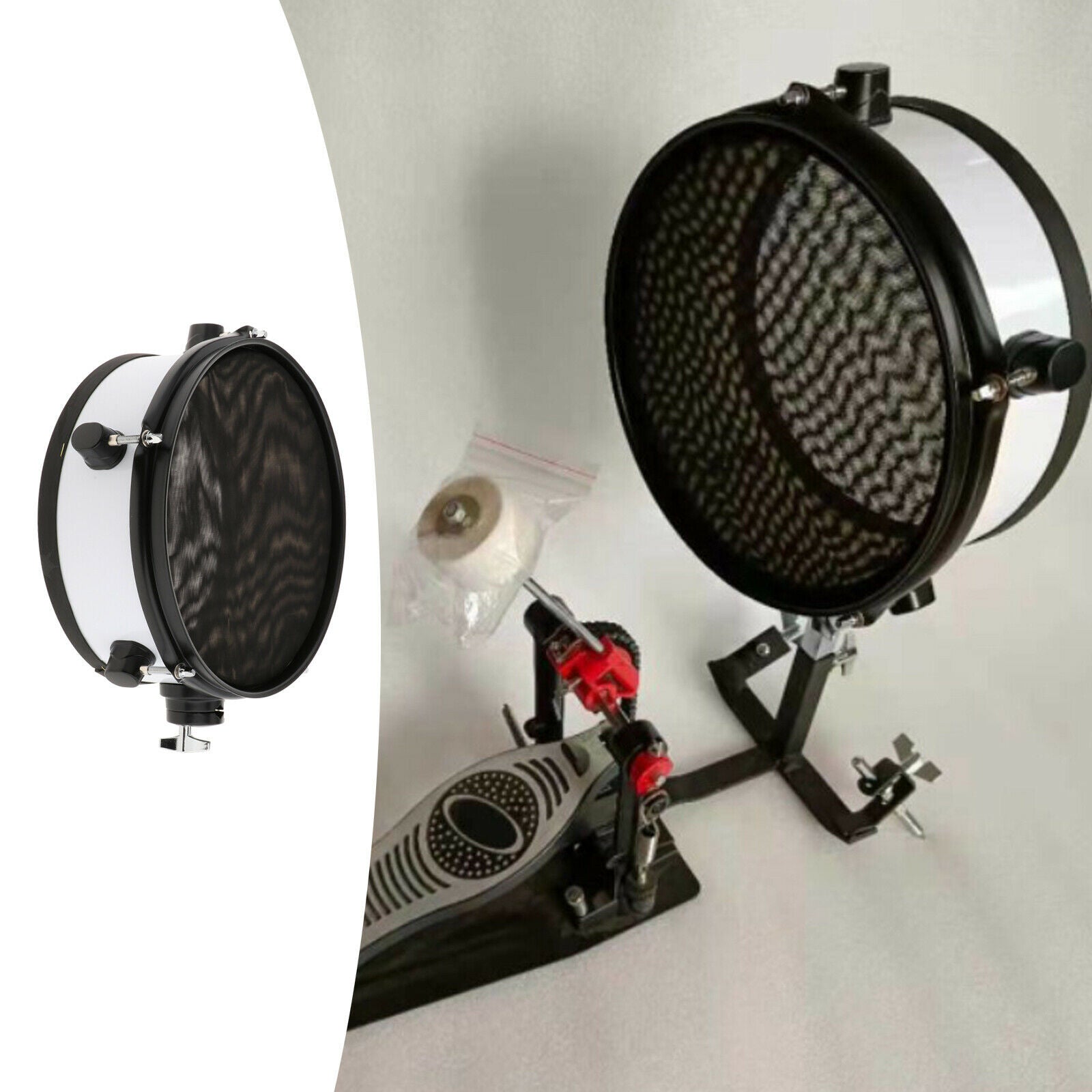 Practice Drum Portable Volume Drumhead Drum Mute for Training Beginner