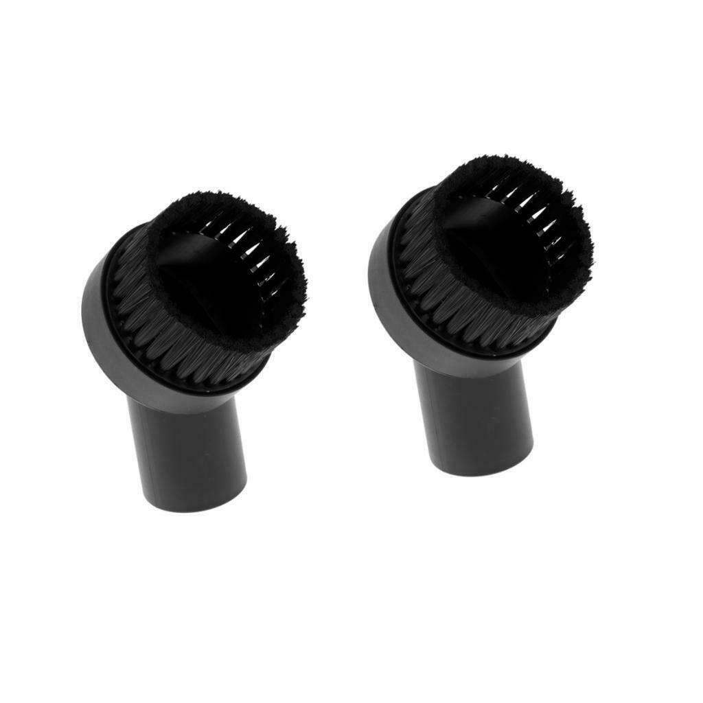 2 pieces 32mm/1.25'' Dia. Vacuum Bristle Brush Dust Brush Long_35mm Bristle