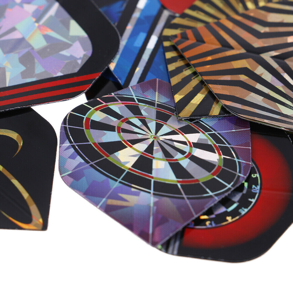 60Pcs 20 Sets Professional Durable PET Dart Flights Dart Tail Darts AccessorDD