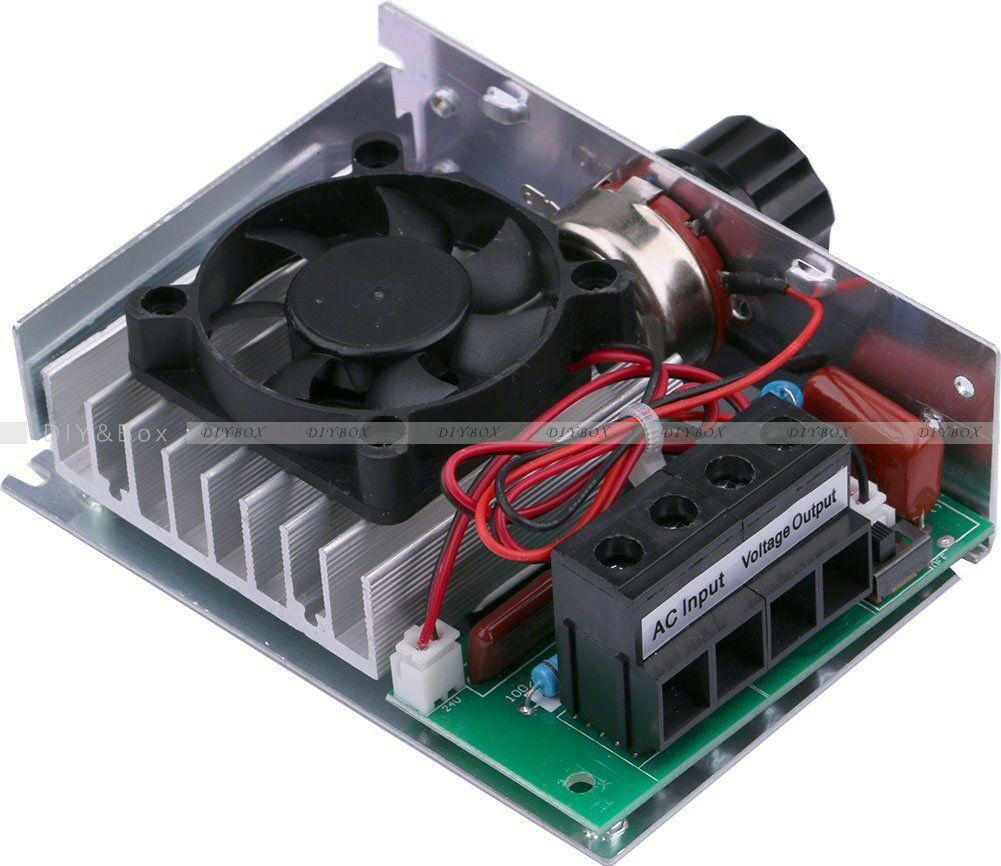 AC 110V 10000W SCR Electronic Voltage Regulator Motor Control Thermostat