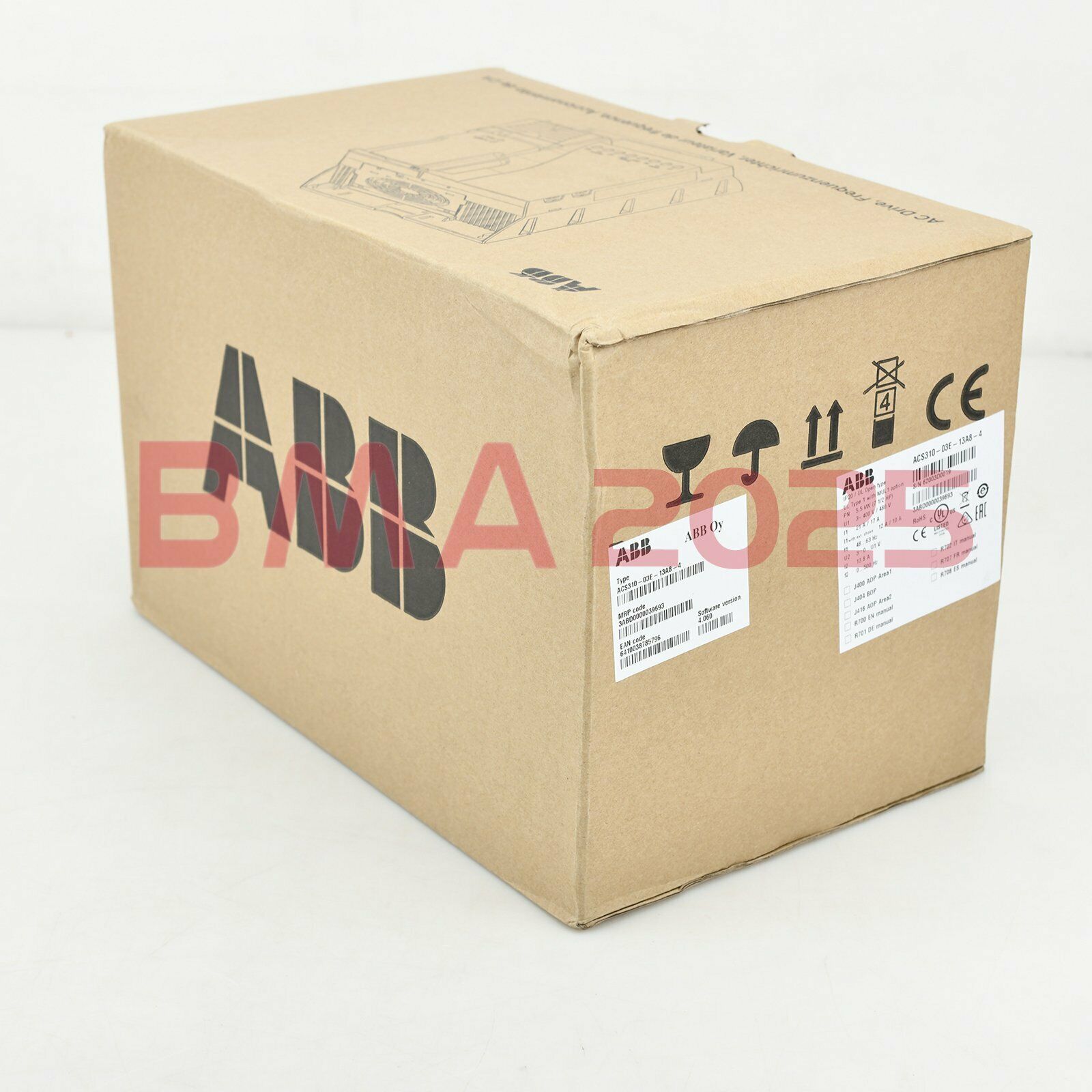 1PC Brand New ACS310-03E-13A8-4 inverter 5.5KW 1year warranty DHL free Ship AB9T