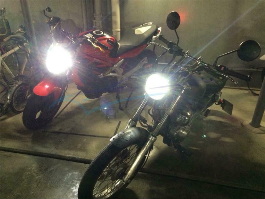 Bright 360° H4 LED Motorcycle Headlight Blub DC 12V 60W 3000lm 6000K Moto Light