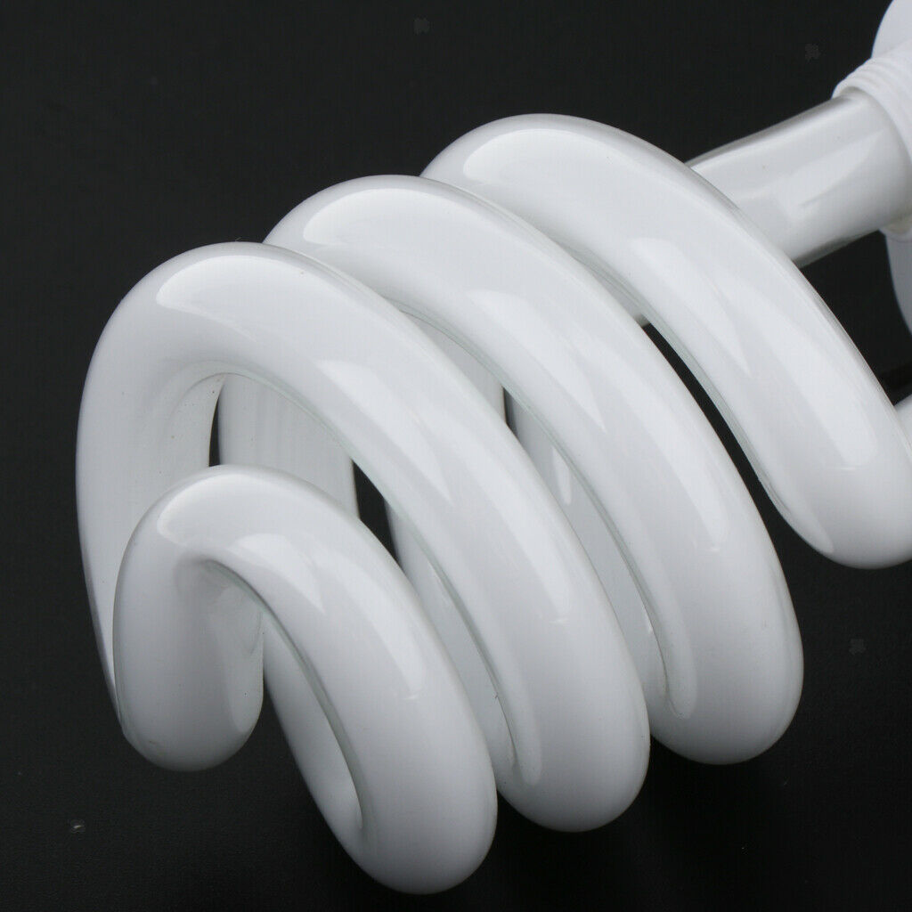 2x E27 Bulbs Photography Spiral Light Bulb For Home Bedroom Shop Street