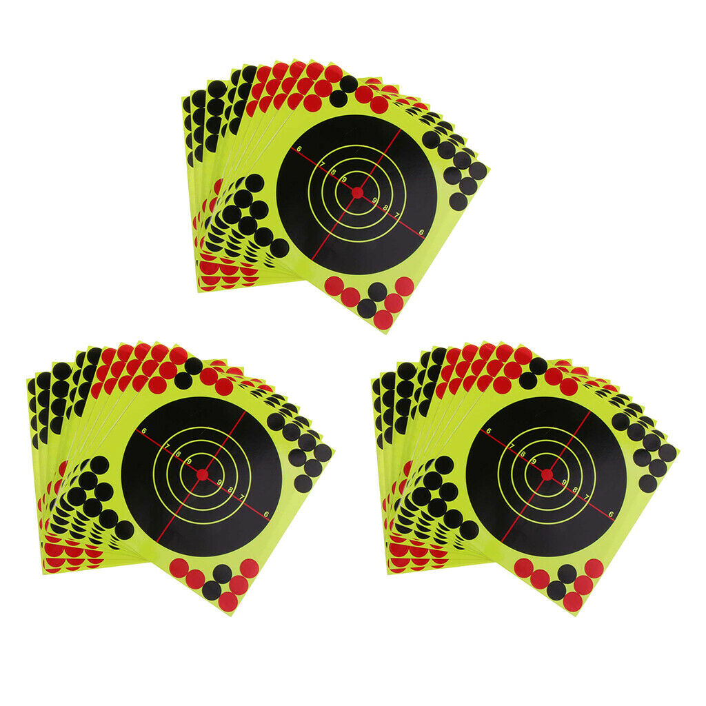 30pcs Splatter Reactive Shooting Target 21x21cm for Shooting Practice