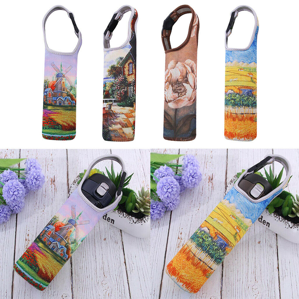 Neoprene Thermal Insulation Cup Sleeve Bottle Tote Cover Holder Windmill