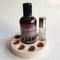 Natural Pine Wood Essential Oil Display Stand Rack Hold 10 Bottles 5ml 10ml