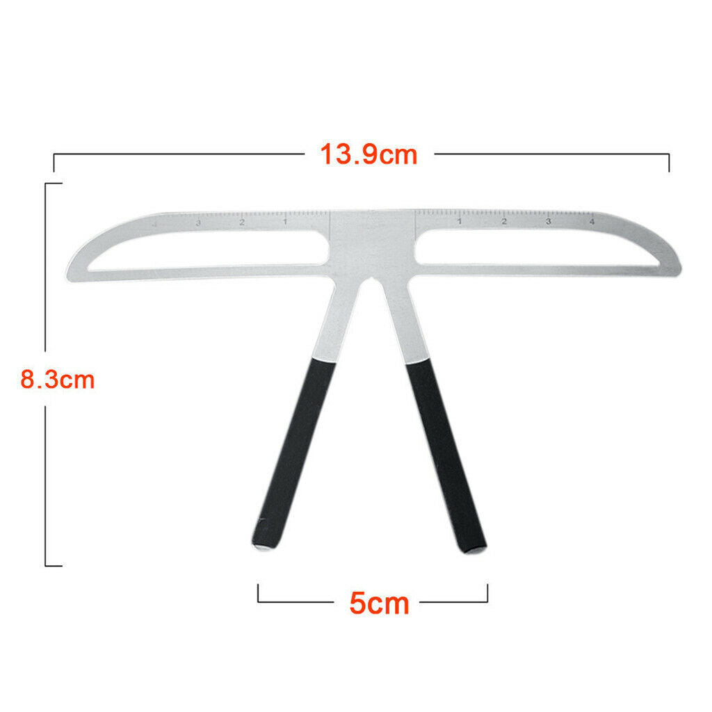 Microblading Eyebrow Makeup Reusable Measuring Shaper  Ruler Tool - Standard