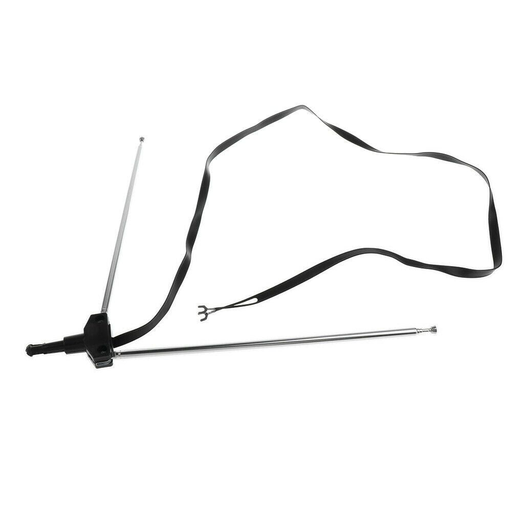 Handheld FM VHF Receiver Scanner TV Telescopic Metal Antenna 300 Ω