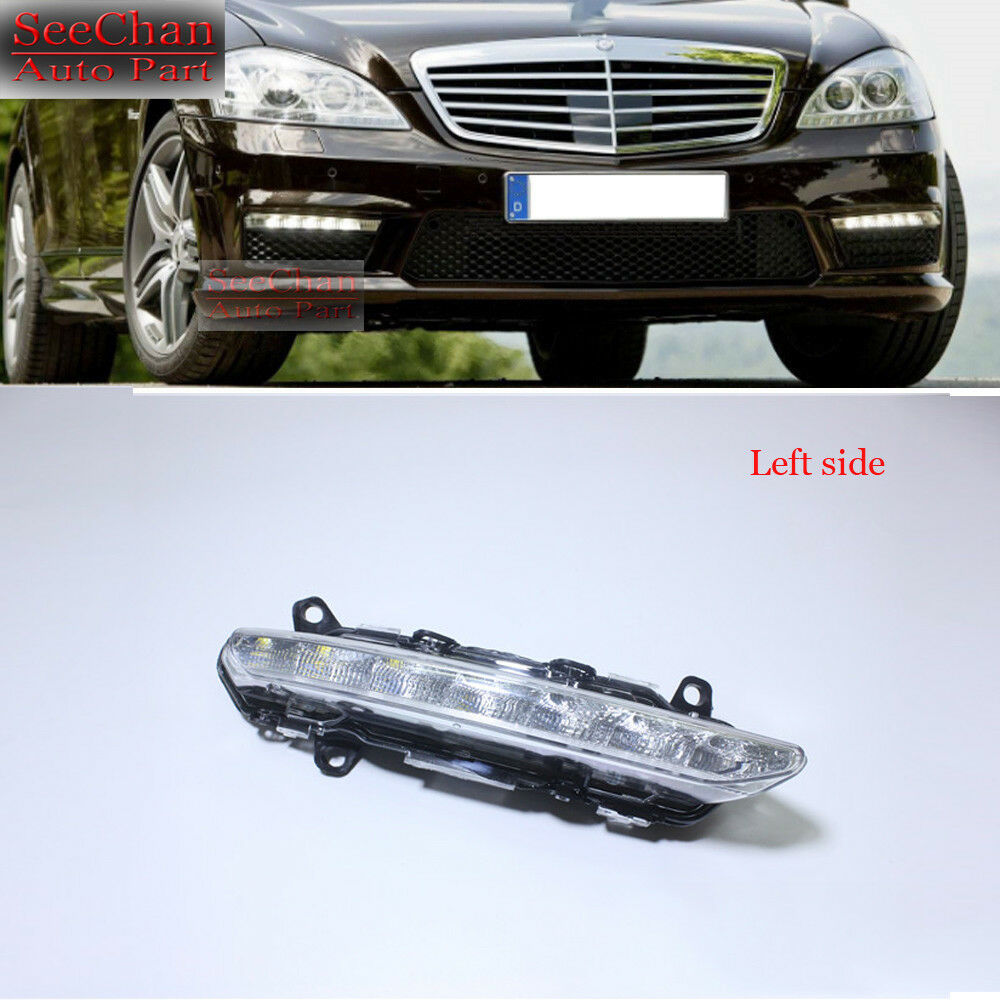 Left LED DRL Daytime Running Light Fog For MERCEDES S-Class 09-13 W221 S350 S500
