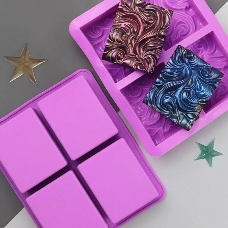 wavy flower silicone handmade soap mold mold DIY plaster mold oil soap mold