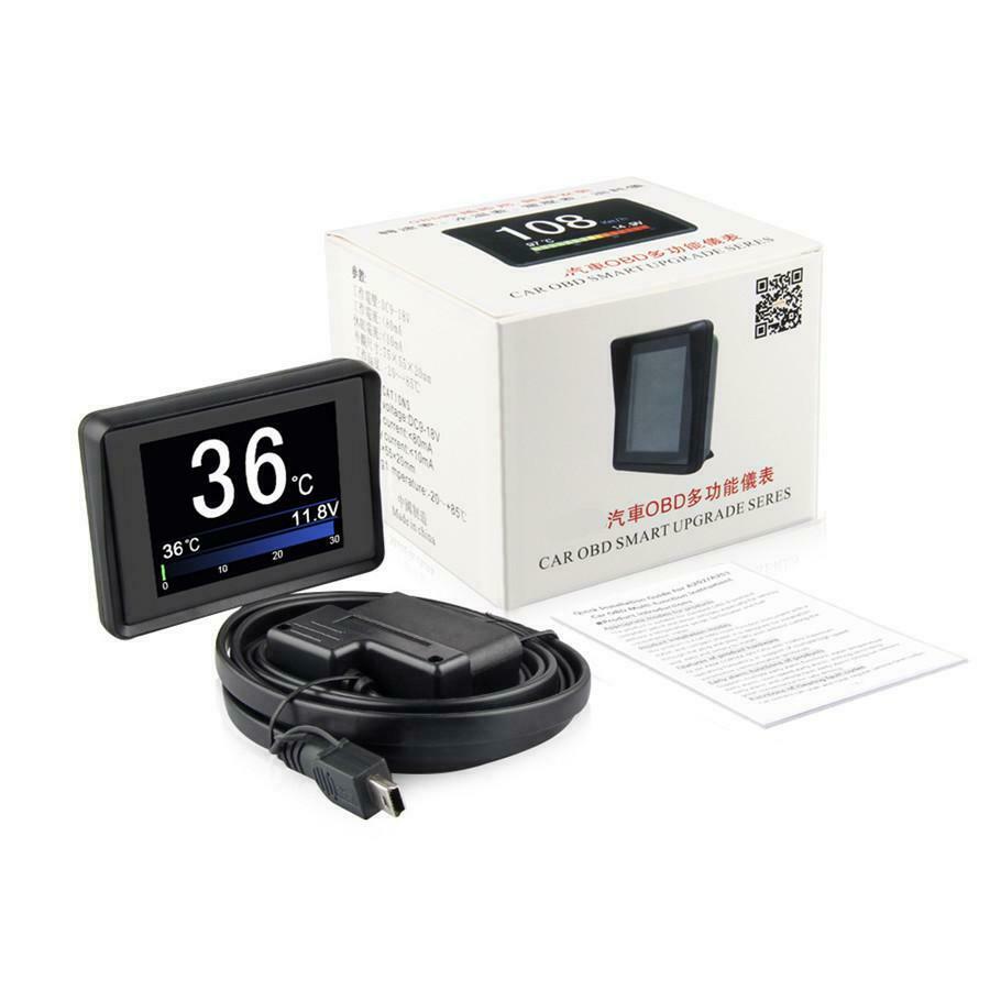 Car Truck OBD2 OBD HUD On-board Computer Speedometer Fuel Multi-function Meter