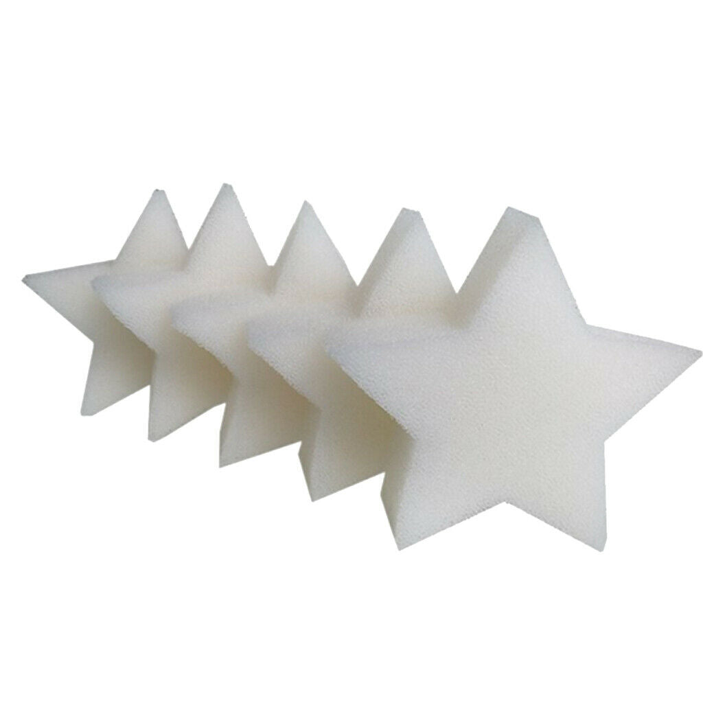 15pcs Oil Absorbing Sponge Swimming Pool Accessory Star Shaped Foam Sponge