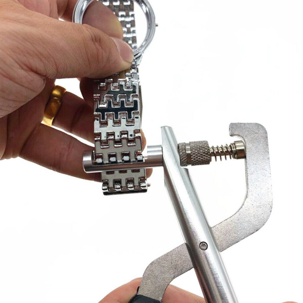 2 Sets Link Pin Plier Bracelet Band Pin Adjusting With 6 Pins Repair Tools