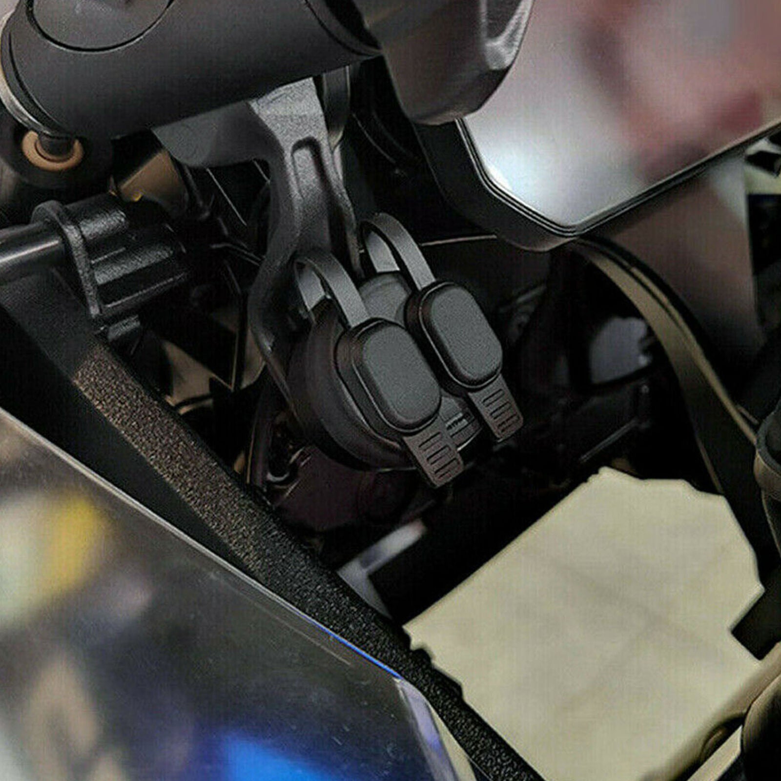 Dual USB Charger Power Adapter Kit for BMW R1200GS R1250GS F850GS DIN Socket