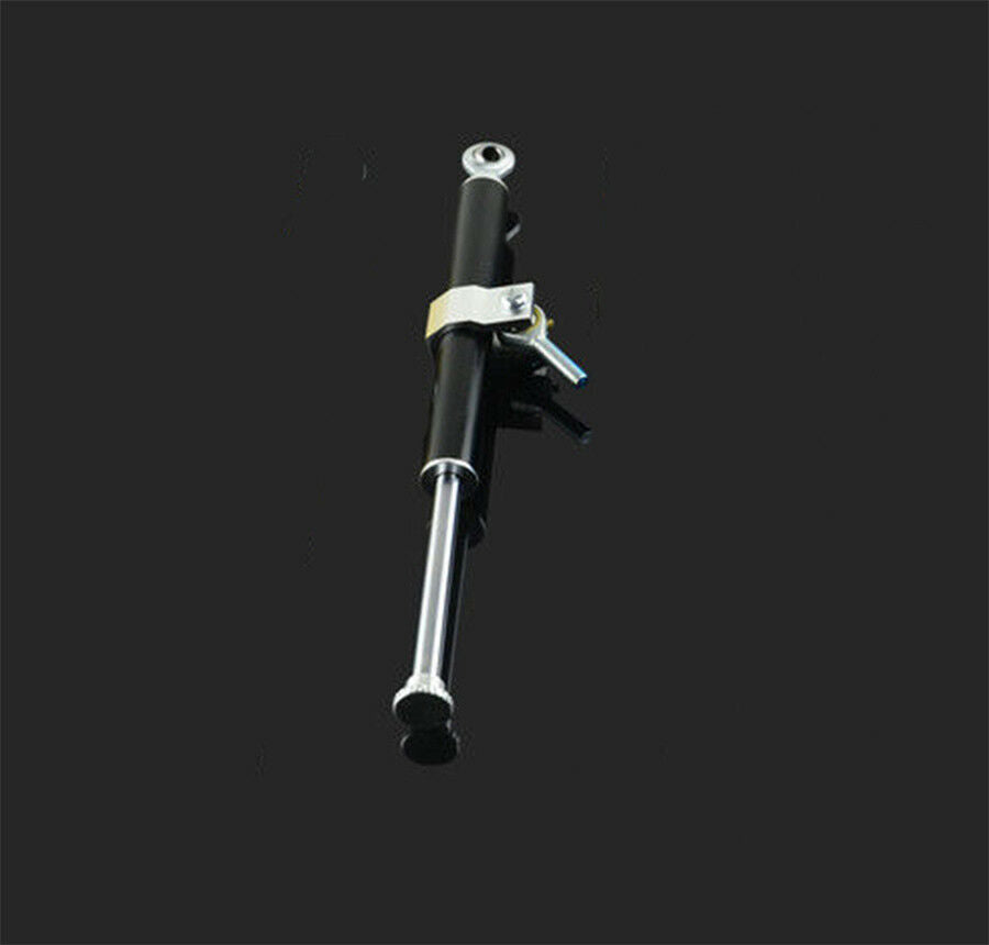 1x Universal 330mm Aluminum Steering Damper Adjustable Stabilizer For Motorcycle