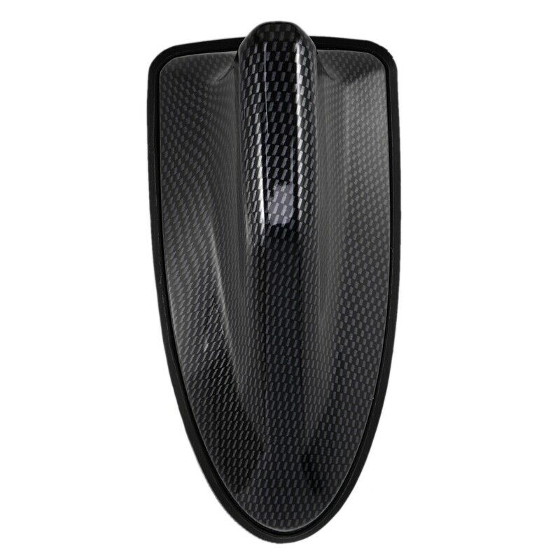Carbon Fiber Bottom Waterproof Car SUV Shark Fin Roof Antenna Radio AM/FM SignL2