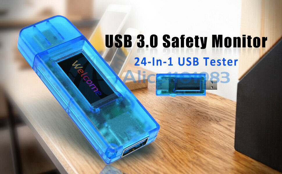USB 3.0 Safety Monitor 24-in-1 Tester Current Power Capacity Protection Meter