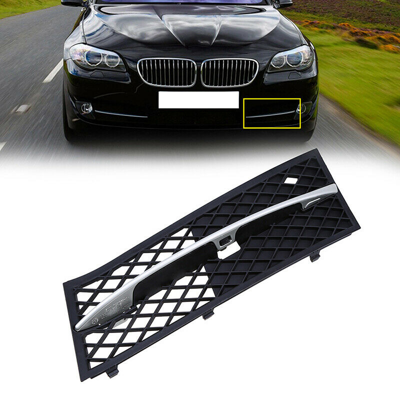 Front Left Side Bumper Grille Cover Trim For BMW 5 Series F10/F18 Sedan 2011-13