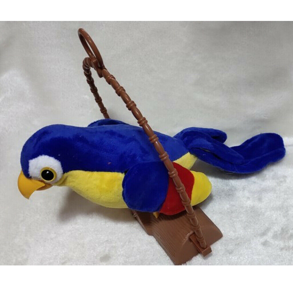 Funny Electric Pet Plush Talking Repeat What You Say Parrot Animal Toys