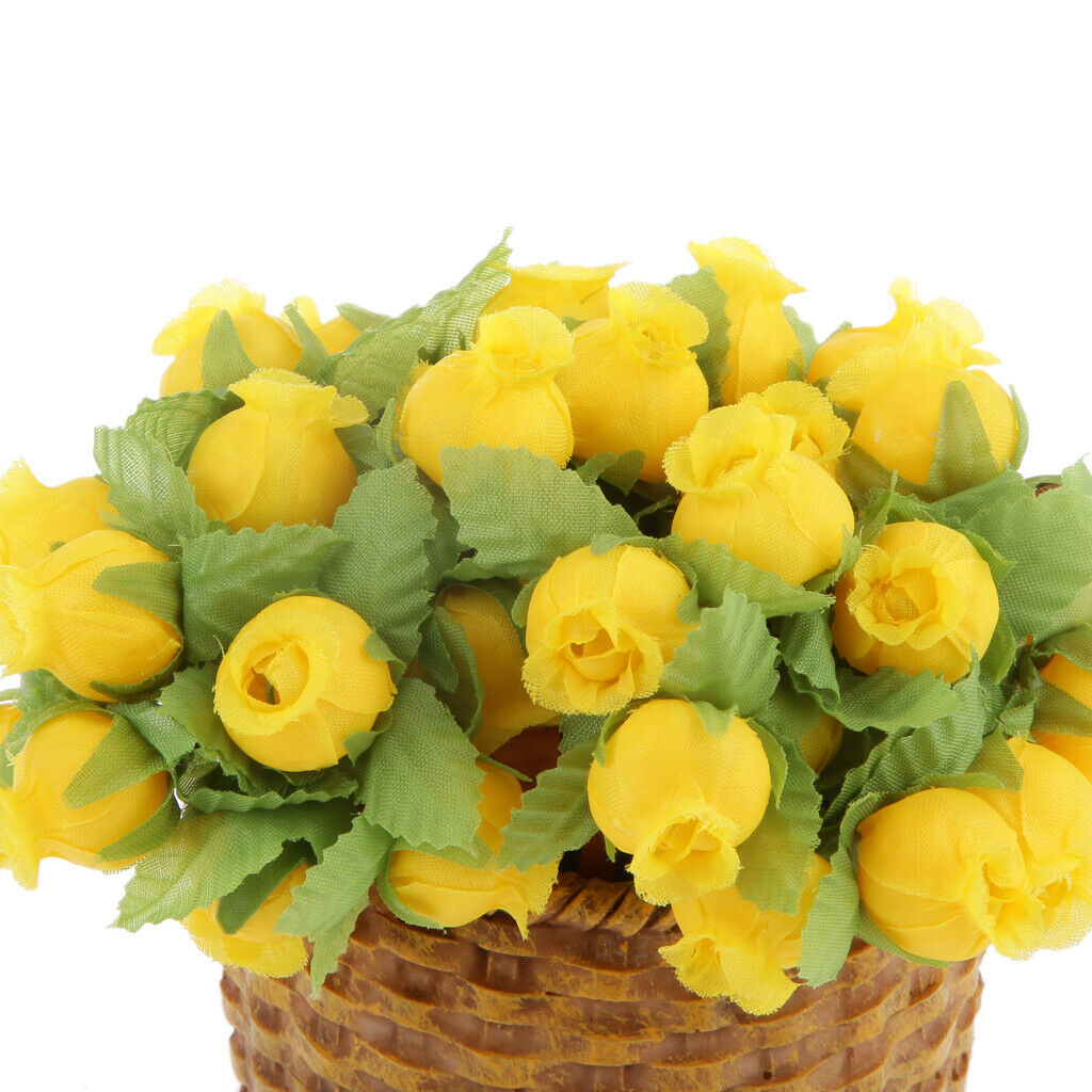 144pcs Artificial Flower Rose Heads