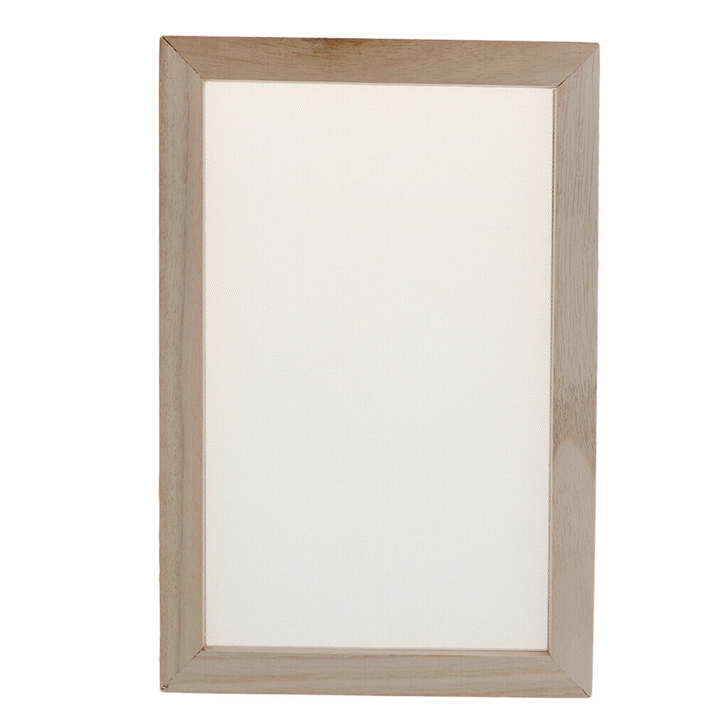 2 Pieces 20x30cm Paper Making Screen Frame, Ready Meshed and Comes with an