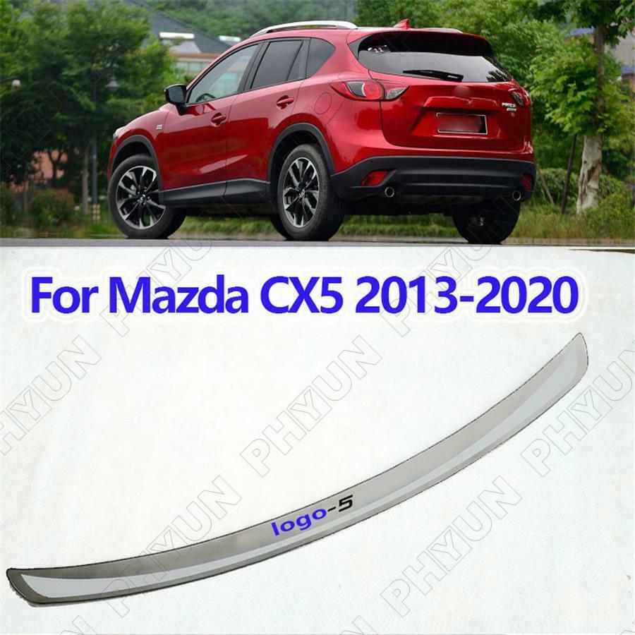 Car Door Sill Scuff Rear Bumper Protector Stainless Steel For Mazda CX5 2013-20