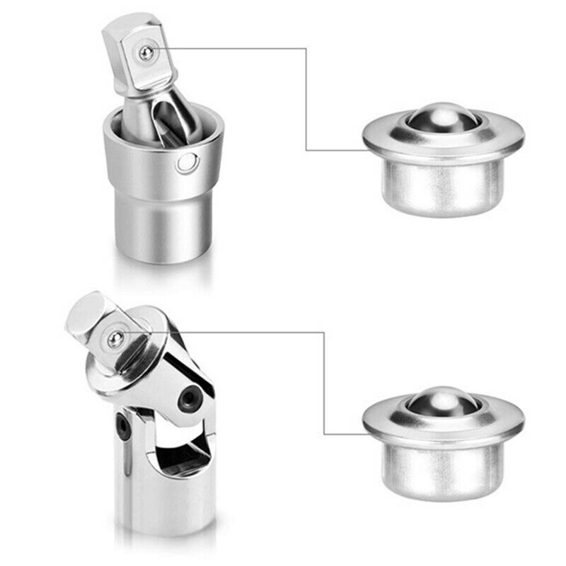 8PCS Stainless Steel Ball Transfer Bea Casters Universal Base Conveyor Roller B9