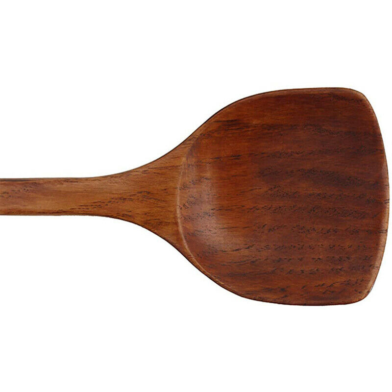 Wooden Spatula1 Piece Long Handle Flat Non-stick Kitchen Utensils For Cooking HN