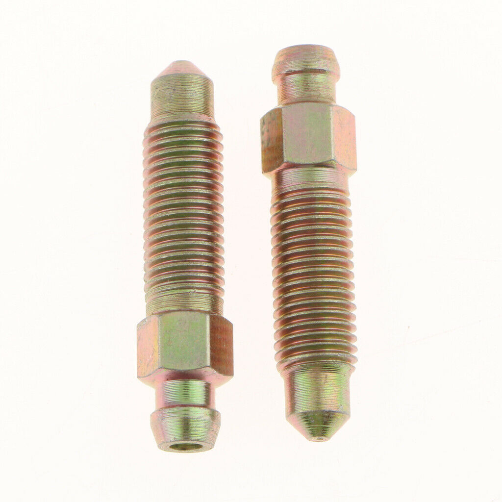 10 Kits Universal Car Motorcycle M8*1mm Brake Bleeder Screws