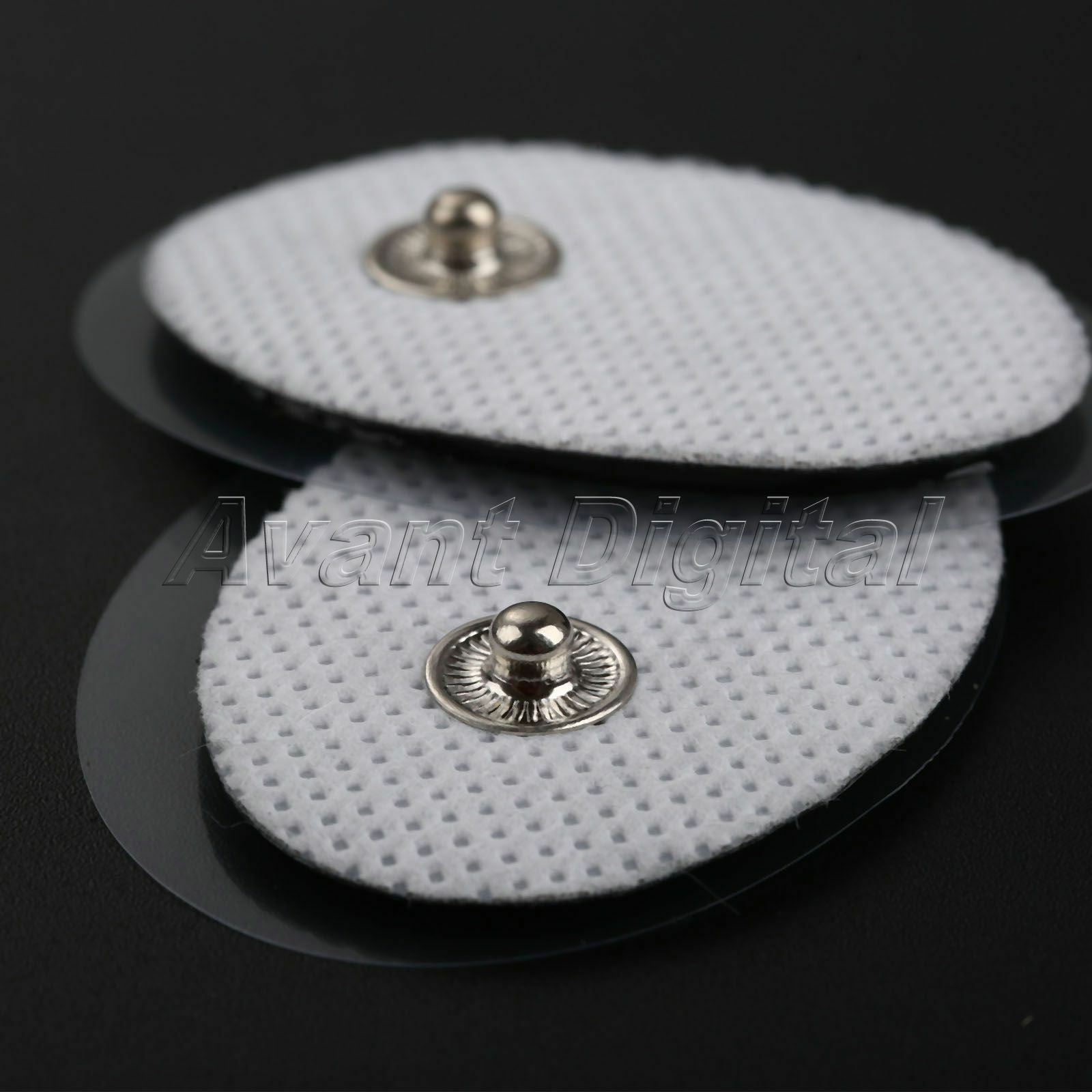 20X Snap On Replacement Electrode Pads 1.7x1.18" For Massager Tens Units Therapy