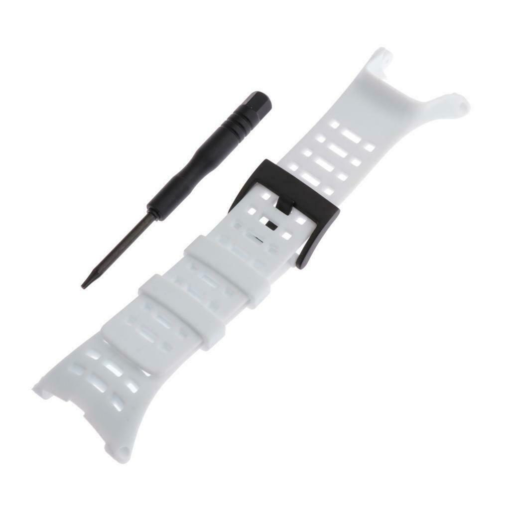 Rubber Replacement Watch Band Strap For SUUNTO Ambit1/Ambit2/Ambit3 White