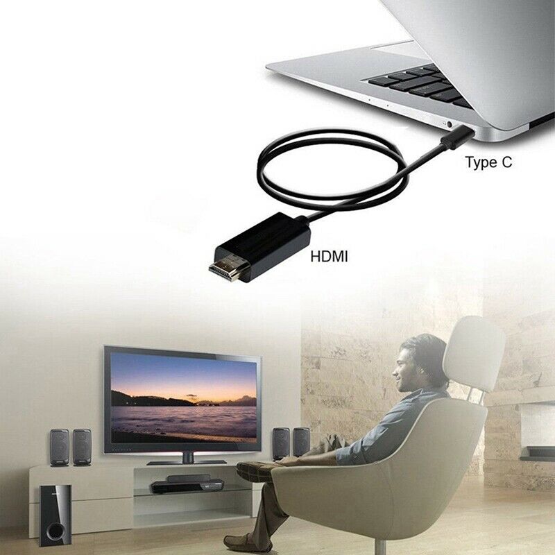 Type C USB-C to MI Cable 6FT USB 3.1 (Thunderbolt 3 Compatible) For Tablet D4AA1