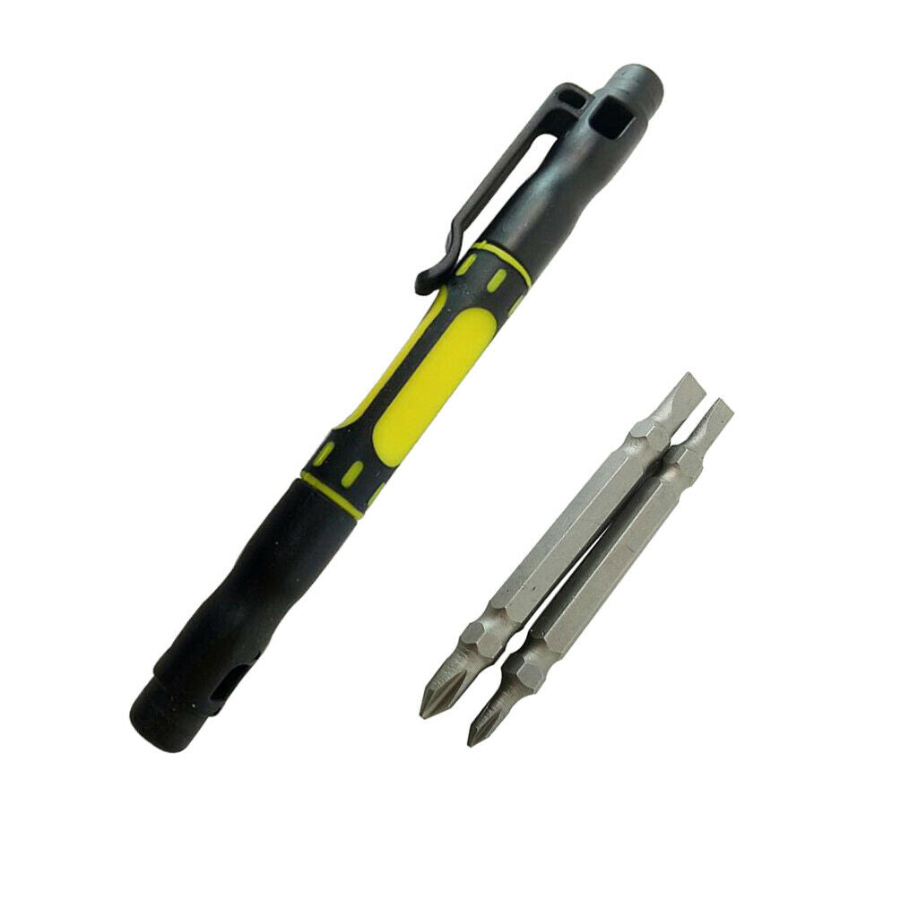 4 in 1 Pocket Screwdriver Double Sided Screwdriver Bits Repair