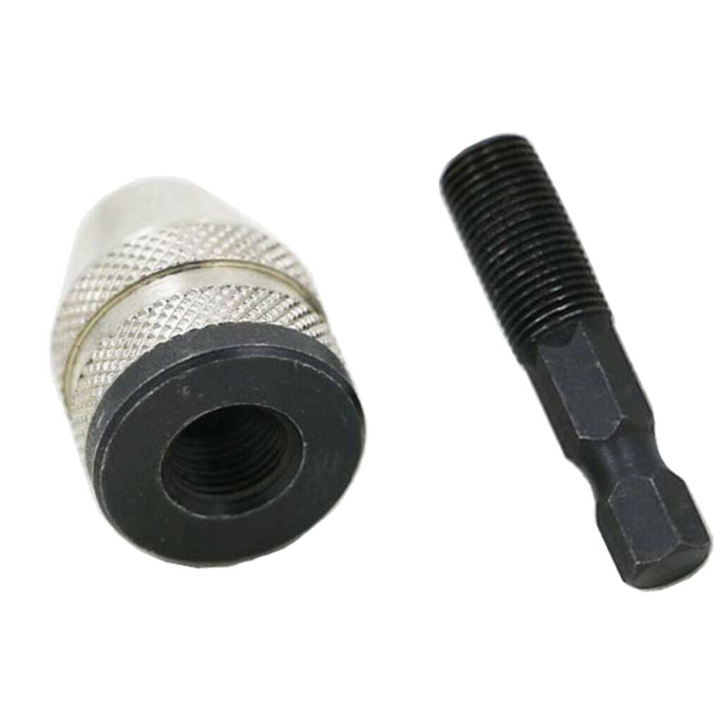 Power Drill Parts 1/4 Inch Hex Shank Keyless Drill Chuck Quick Change Bit Driver