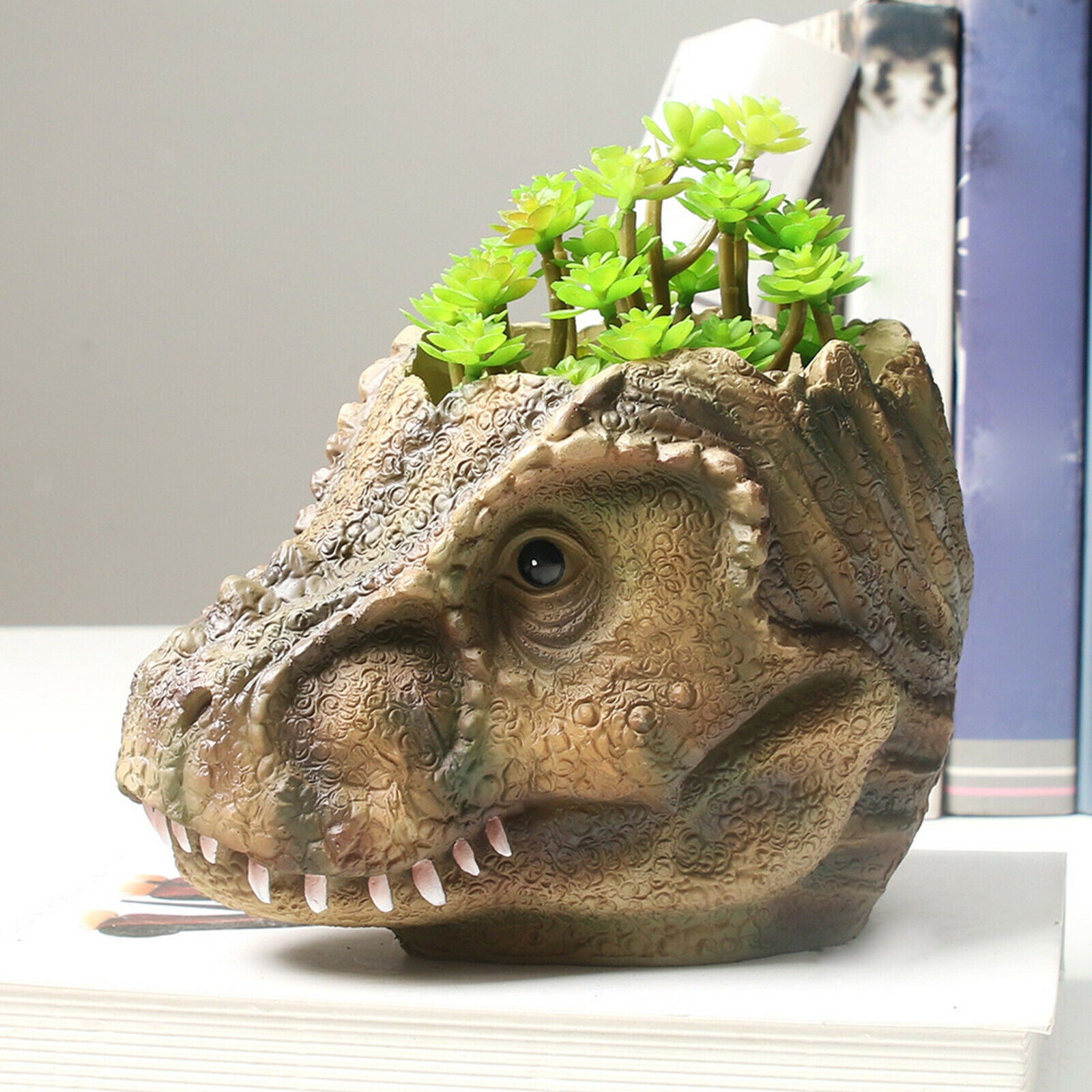 1pc Dinosaur Flower Pot Small Plants Animal Planter Crafts Ornaments Gifts