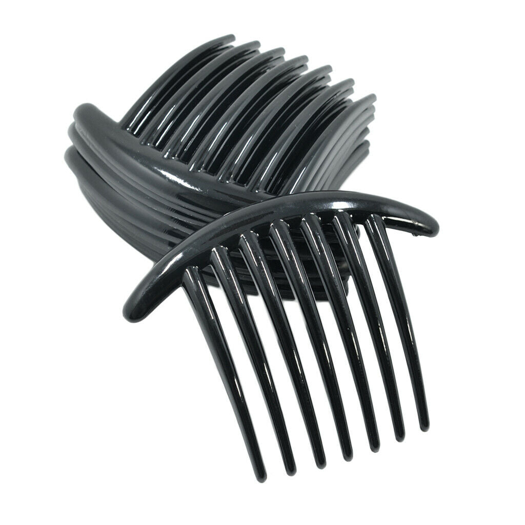 10x DIY Side Hair Comb 7 Teeth Hair Clips Slides Women Girls Hair Accessories