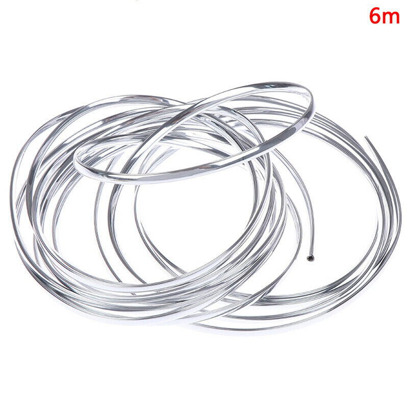 1 Roll 6M Car Door Moulding Strip Chrome Car Body Door Edge Moulding Trim Str Kt