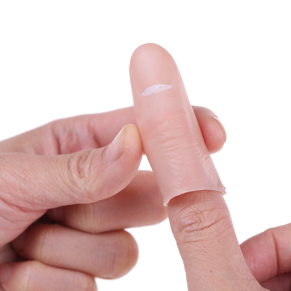 Magic thumb tip trick rubber close up vanish appearing finger trick props.l8