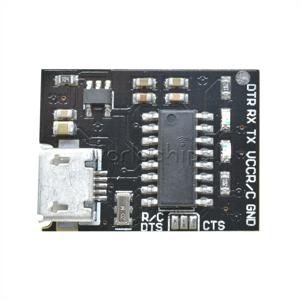 CH340G Breakout 5V 3.3V USB to WEMOS Pro Mini Serial Module Developent Adapter