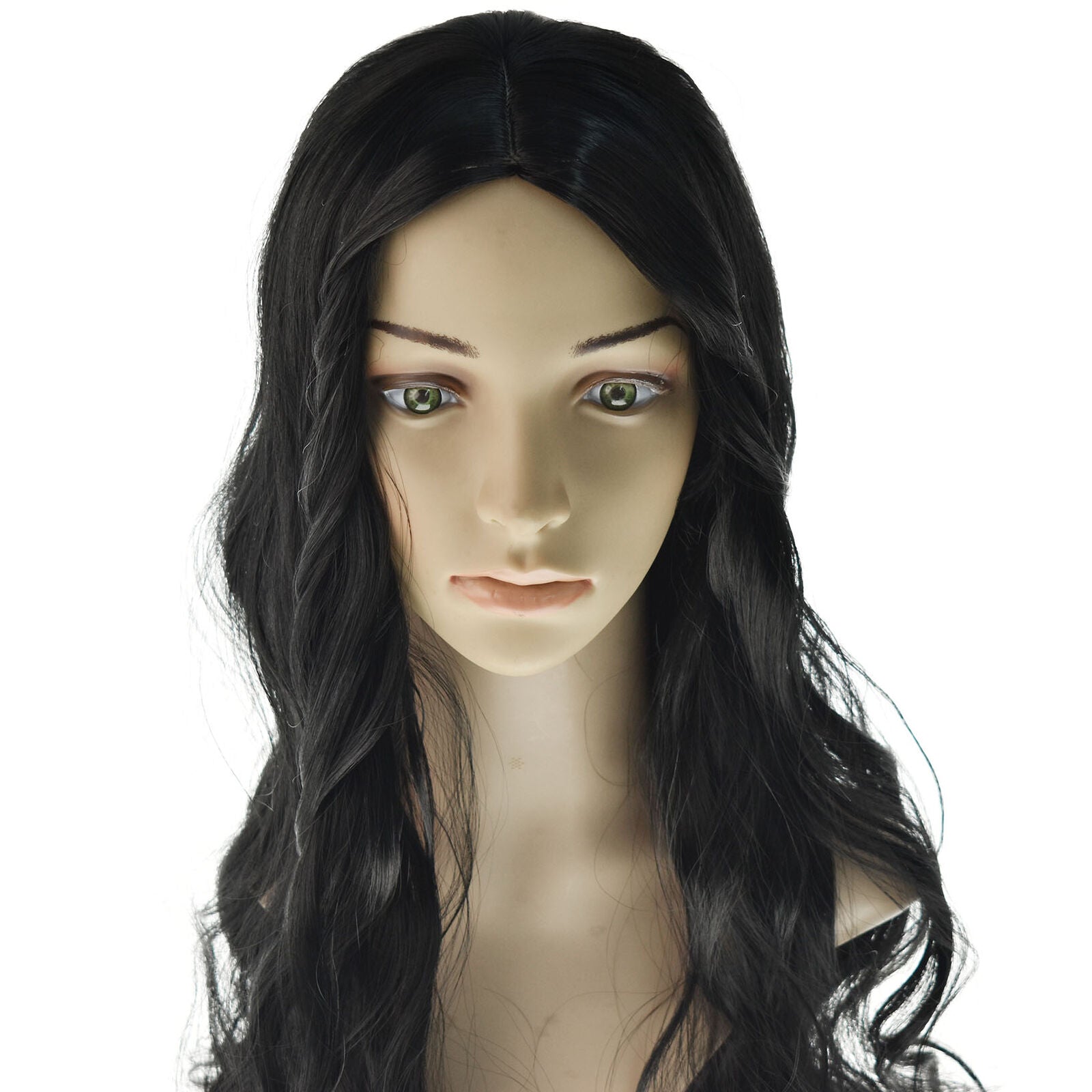 â€‹ 22" 180% Density Human Hair Wig Brazilian Lace Front Wigs Body Wave+Baby Hair