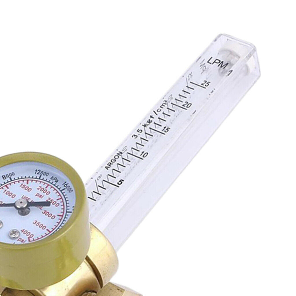 Professional CO2 TIG/MIG Full Copper Flow Meter Regulator Gas Weld CGA-580