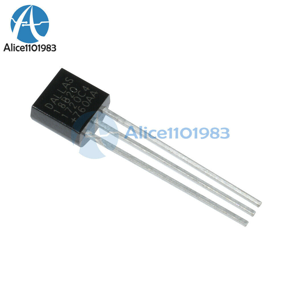 100PCS DALLAS DS18B20 18B20 TO-92 Thermometer Temperature Sensor