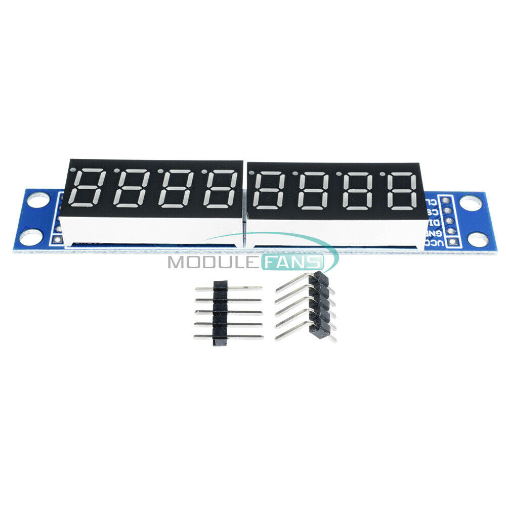 5PCS MAX7219 Dot 8-Digit Digital Red LED Display Module For Arduino Raspberry Pi