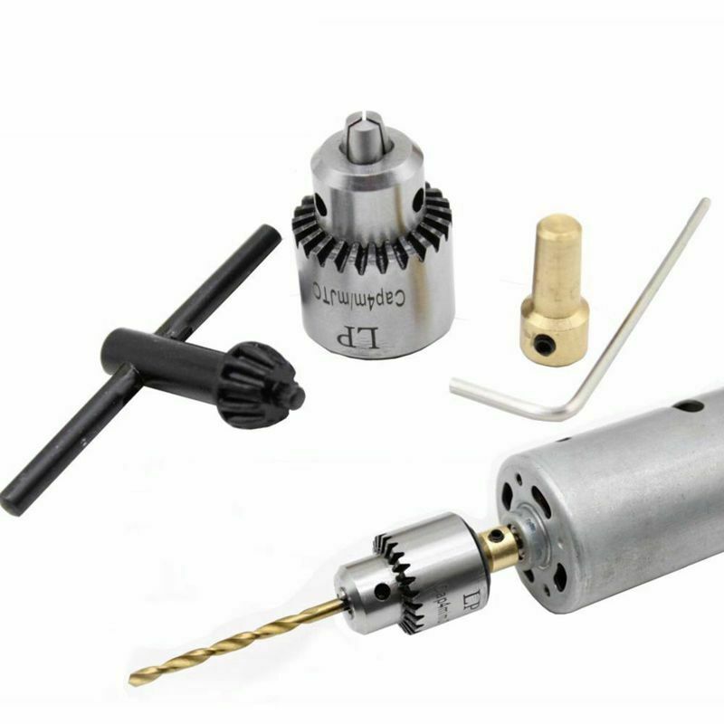 Hot Electric Drill Grinding Mini Drill Chuck Key Keyless Drill Chucks 0.3-4mm H6