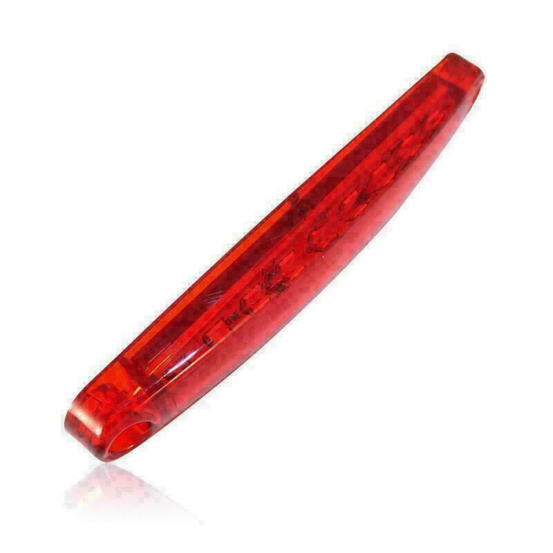 10pcs Red 9 LED Sealed Side Marker Clearance Light Car Truck Trailer Lorry 12V